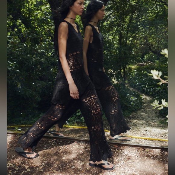 Zara open knit pants - Picture 4 of 6